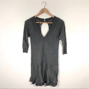 Free People “Ruffle me up” sweater dress/tunic